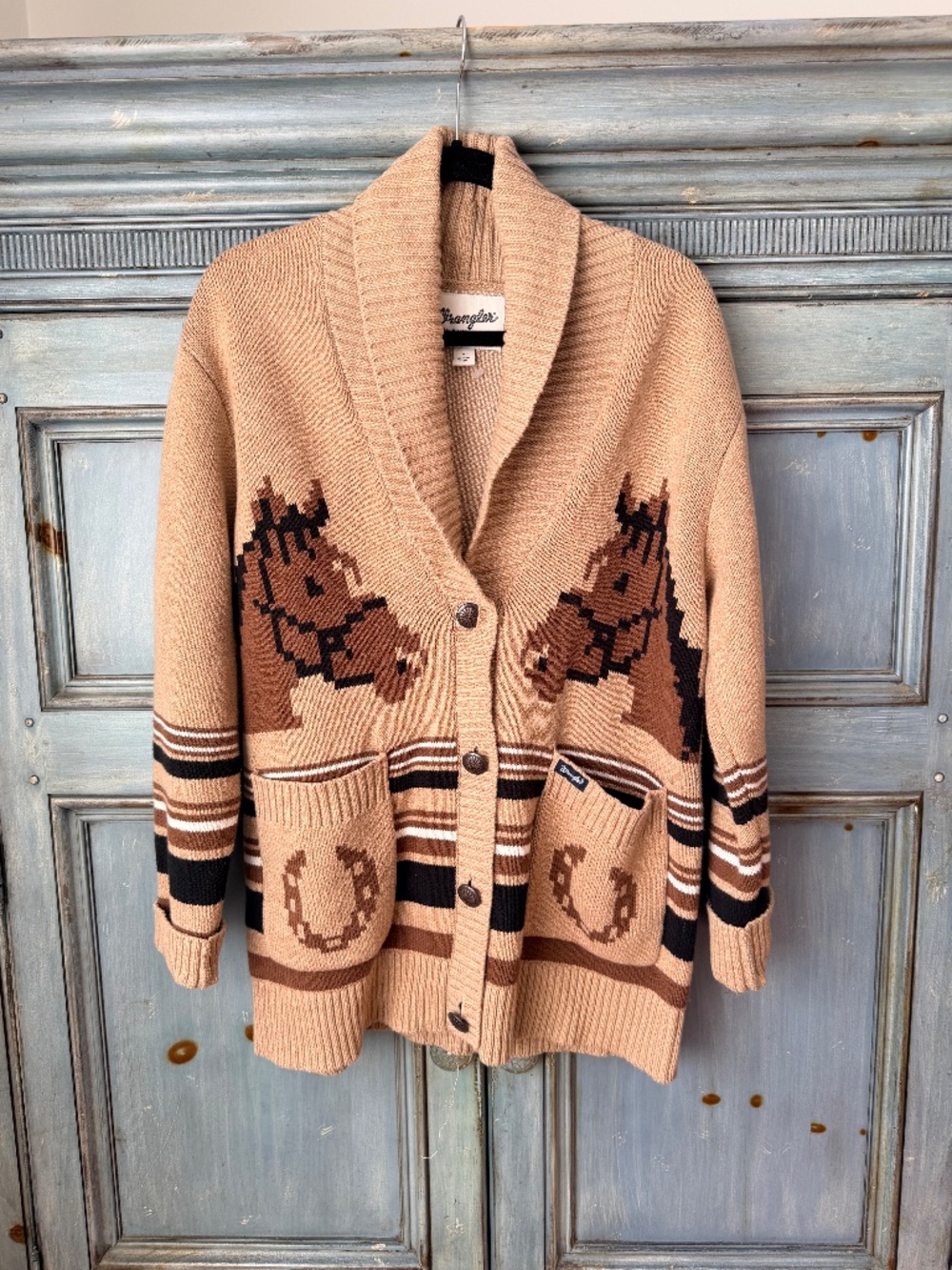 Wrangler Retro Montana Cardigan Size M - Picture 6 of 10